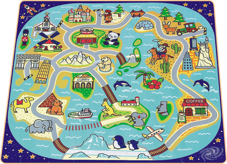 Educational Toys - World Trip Puzzle